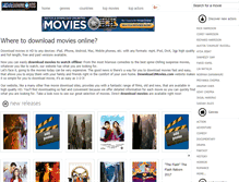 Tablet Screenshot of download2movies.com
